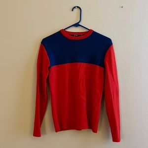 Vintage Color Block Sweater